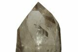 Smoky Quartz Crystal on Metal Stand - Brazil #209536-4